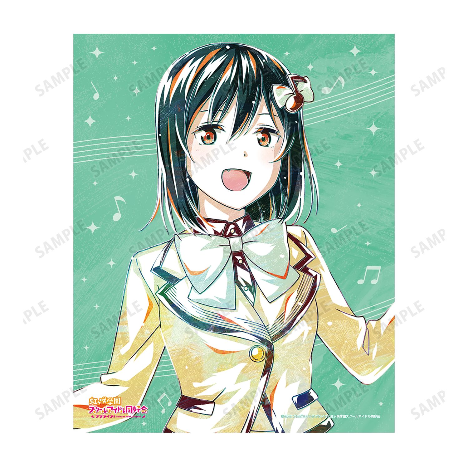 ラブライブ!虹ヶ咲学園スクールアイドル同好会 三船 栞子 Ani-Art キャンバスボード 画像 3 | AniSmile