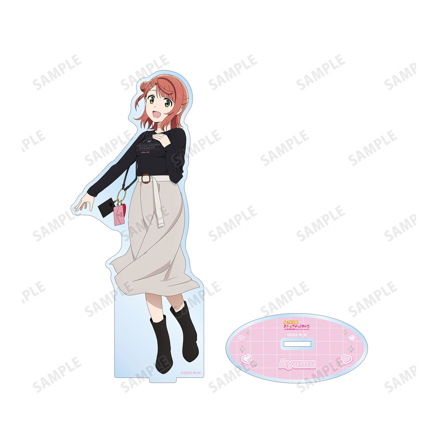 ラブライブ!虹ヶ咲学園スクールアイドル同好会 描き下ろしイラスト 上原歩夢 おそろいコーデver. BIGアクリルスタンド 画像 3 | AniSmile