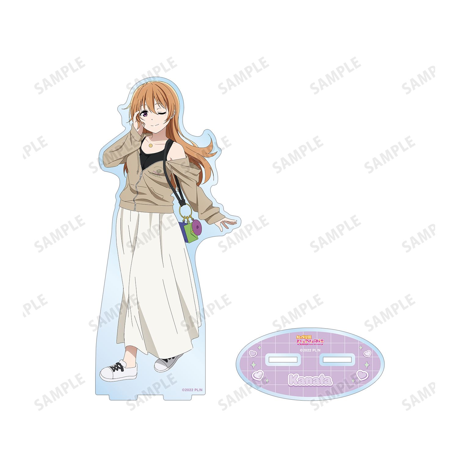 ラブライブ!虹ヶ咲学園スクールアイドル同好会 描き下ろしイラスト 近江彼方 おそろいコーデver. BIGアクリルスタンド 画像 3 | AniSmile