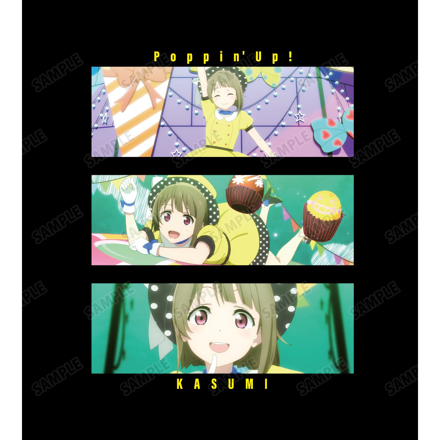 ラブライブ!虹ヶ咲学園スクールアイドル同好会 Poppin' Up! 場面写 Tシャツレディース(サイズ/M) 画像 3 | AniSmile