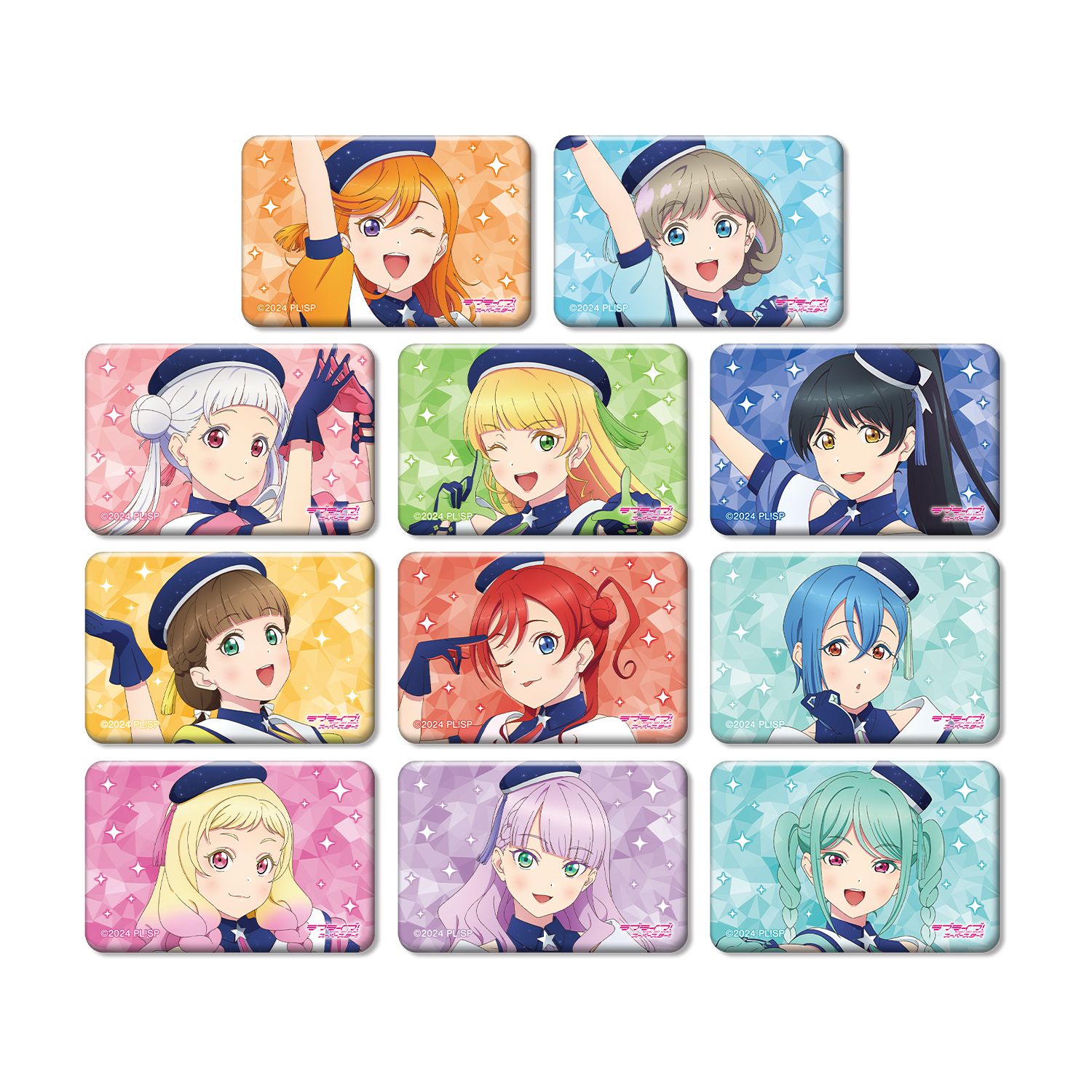 ラブライブ! 描き下ろし スーパースター!!ver. トレーディングスクエア缶バッジ(単位/単品) - 公式商品画像 | AniSmile