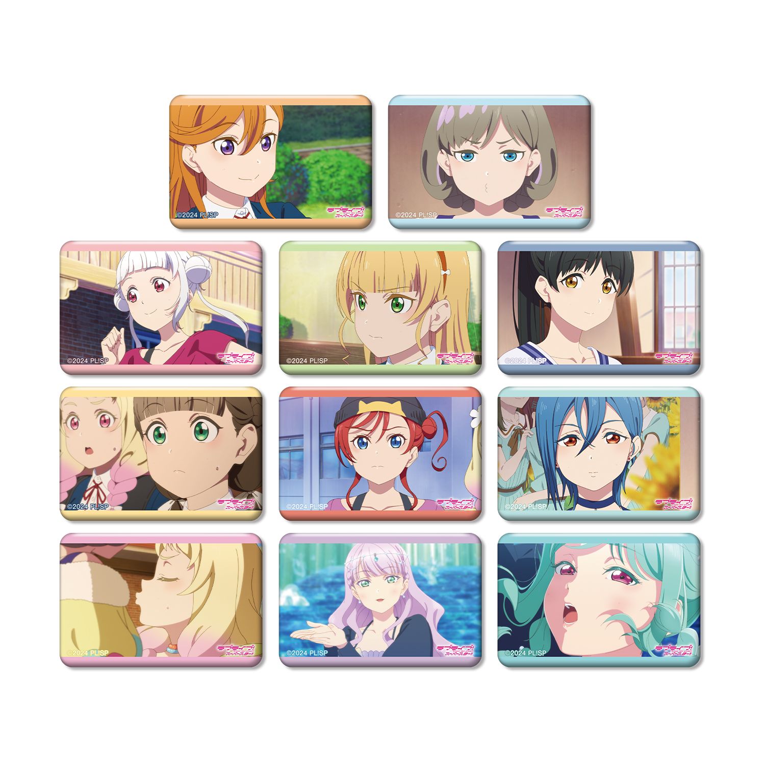 ラブライブ!スーパースター!! トレーディング場面写スクエア缶バッジ(単位/単品) - 公式商品画像 | AniSmile