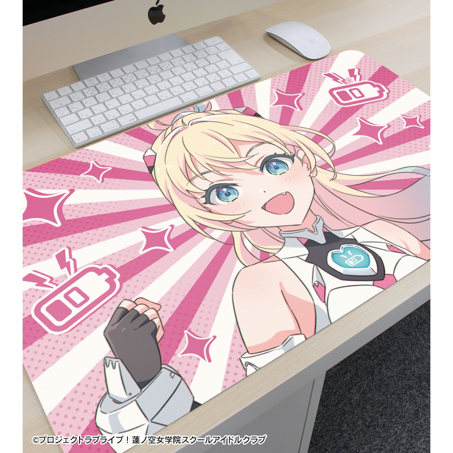 ラブライブ!蓮ノ空女学院スクールアイドルクラブ 描き下ろし 大沢 瑠璃乃 ファンファーレ!!! マルチデスクマット 画像 3 | AniSmile
