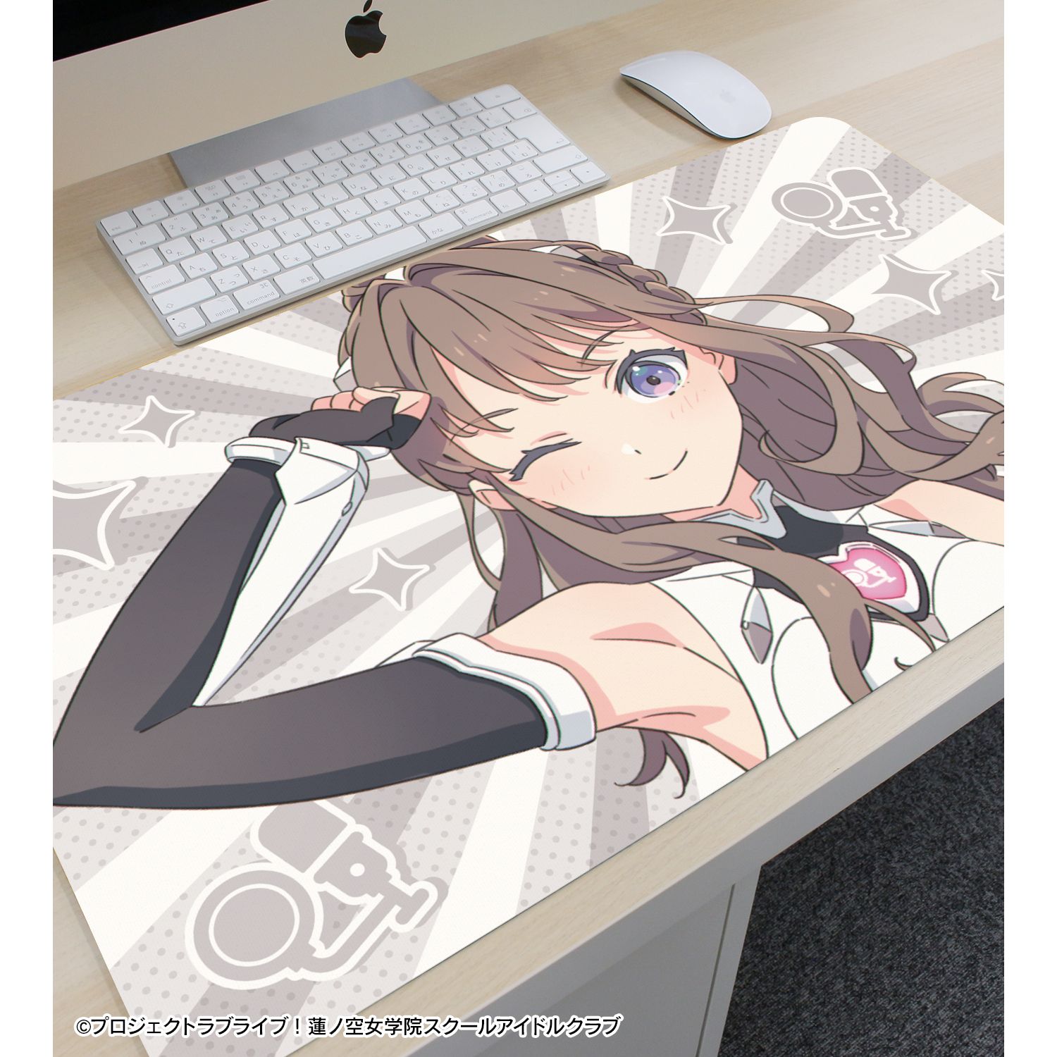 ラブライブ!蓮ノ空女学院スクールアイドルクラブ 描き下ろし 藤島 慈 ファンファーレ!!! マルチデスクマット 画像 3 | AniSmile