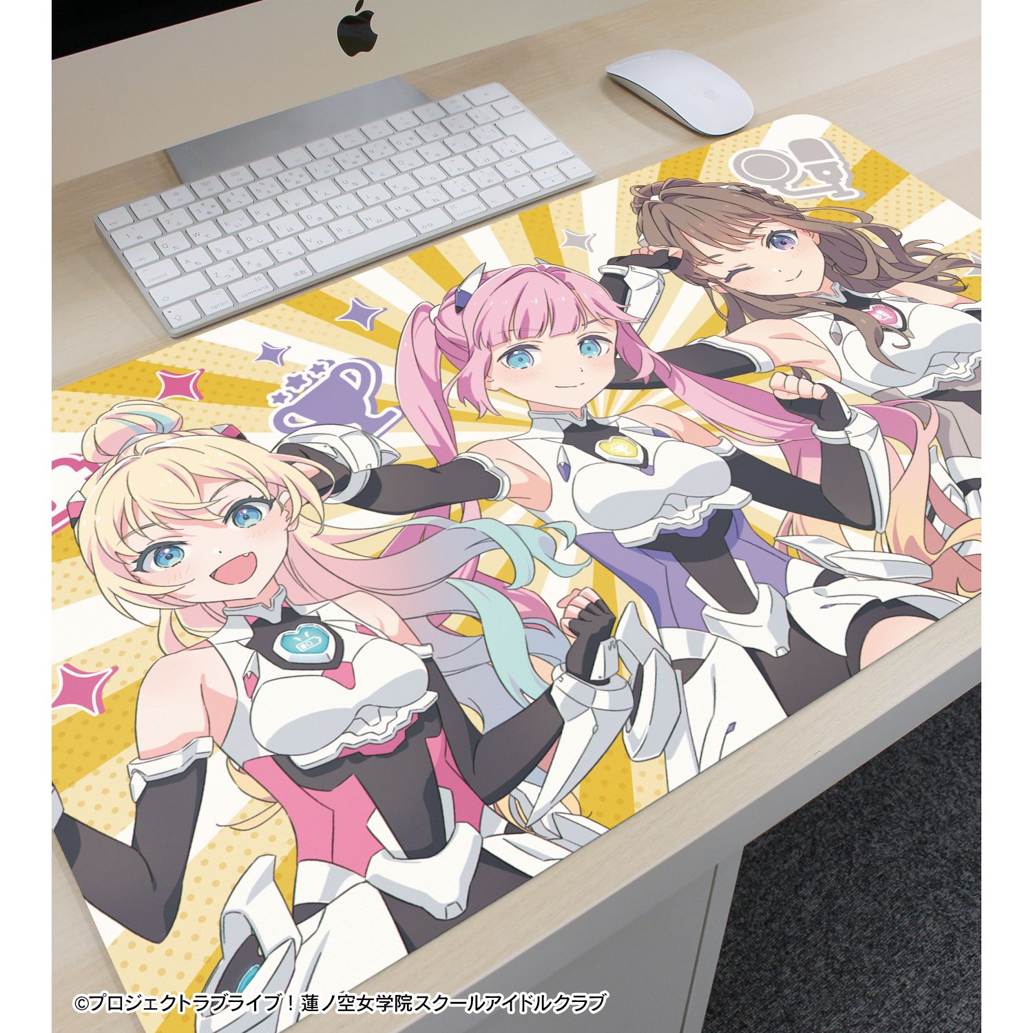 ラブライブ!蓮ノ空女学院スクールアイドルクラブ 描き下ろし みらくらぱーく! ファンファーレ!!! マルチデスクマット 画像 2 | AniSmile