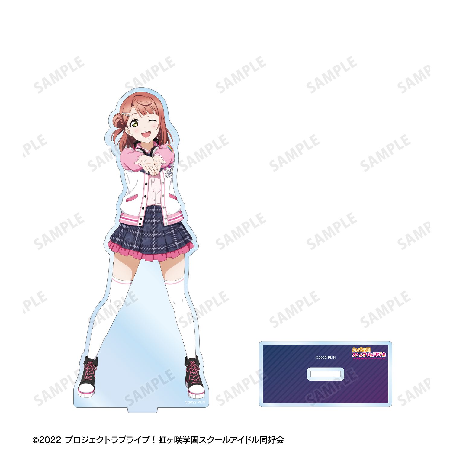 ラブライブ!虹ヶ咲学園スクールアイドル同好会 描き下ろし 上原歩夢 ミラクル STAY TUNE! BIGアクリルスタンド 画像 3 | AniSmile