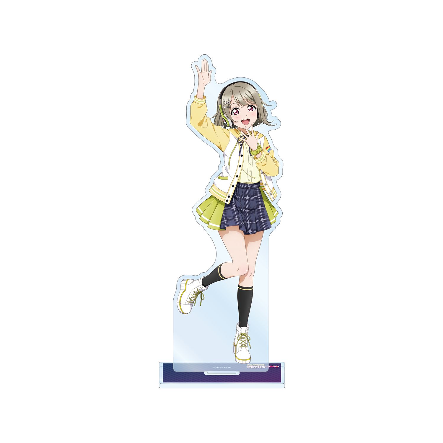 ラブライブ!虹ヶ咲学園スクールアイドル同好会 描き下ろし 中須かすみ ミラクル STAY TUNE! BIGアクリルスタンド 画像 2 | AniSmile