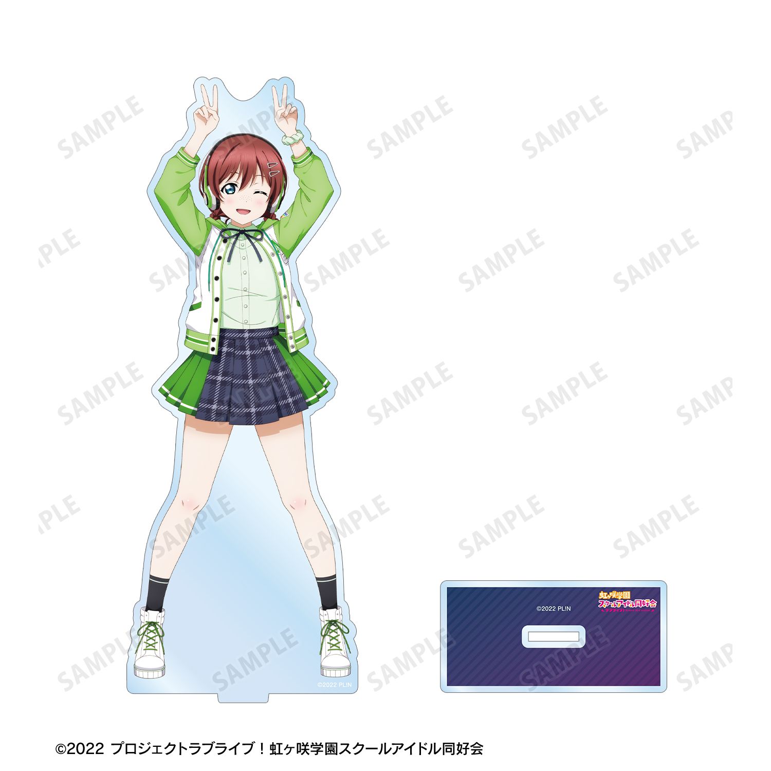 ラブライブ!虹ヶ咲学園スクールアイドル同好会 描き下ろし エマ・ヴェルデ ミラクル STAY TUNE! BIGアクリルスタンド 画像 3 | AniSmile