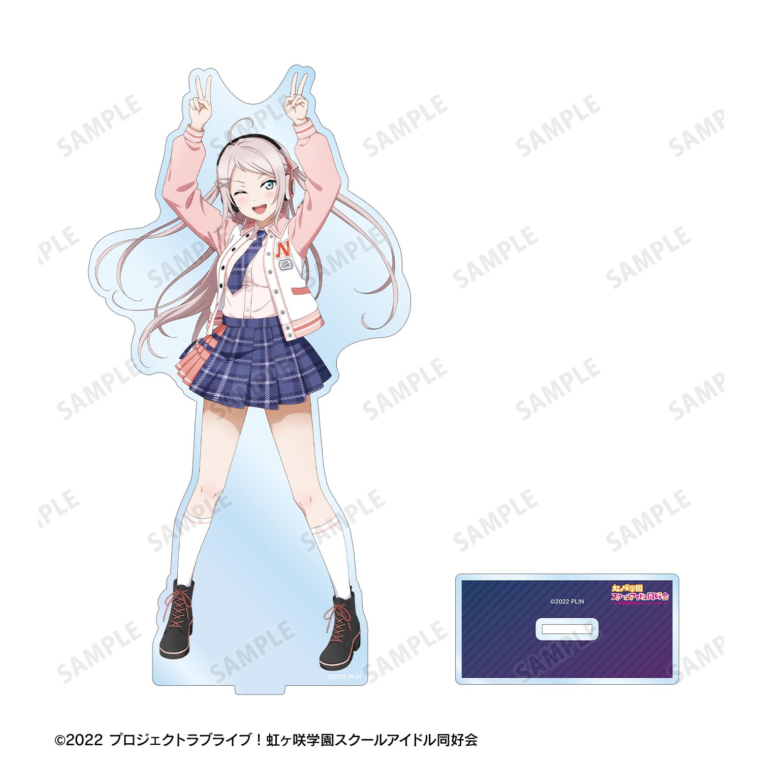 ラブライブ!虹ヶ咲学園スクールアイドル同好会 描き下ろし 鐘 嵐珠 ミラクル STAY TUNE! BIGアクリルスタンド 画像 3 | AniSmile