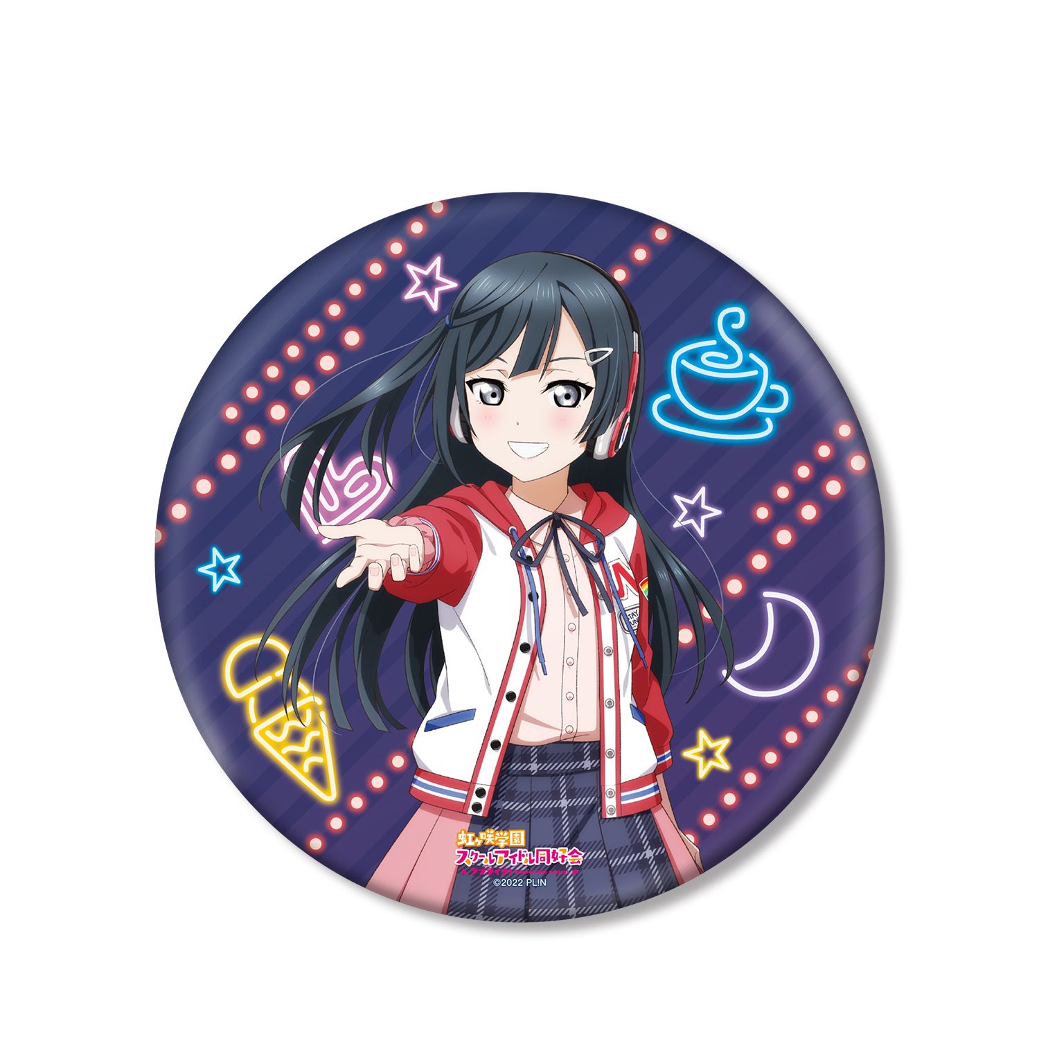 ラブライブ!虹ヶ咲学園スクールアイドル同好会 描き下ろし 優木せつ菜 ミラクル STAY TUNE! BIG丸缶スタンド 画像 2 | AniSmile