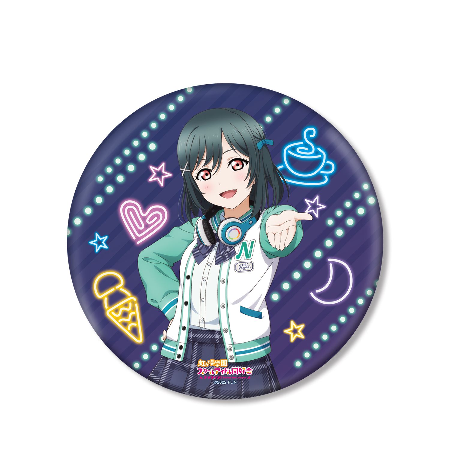 ラブライブ!虹ヶ咲学園スクールアイドル同好会 描き下ろし 三船栞子 ミラクル STAY TUNE! BIG丸缶スタンド - 公式商品画像 | AniSmile
