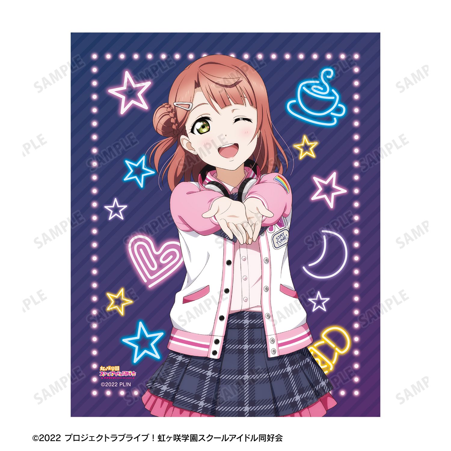 ラブライブ!虹ヶ咲学園スクールアイドル同好会 描き下ろし 上原歩夢 ミラクル STAY TUNE! キャンバスボード 画像 3 | AniSmile