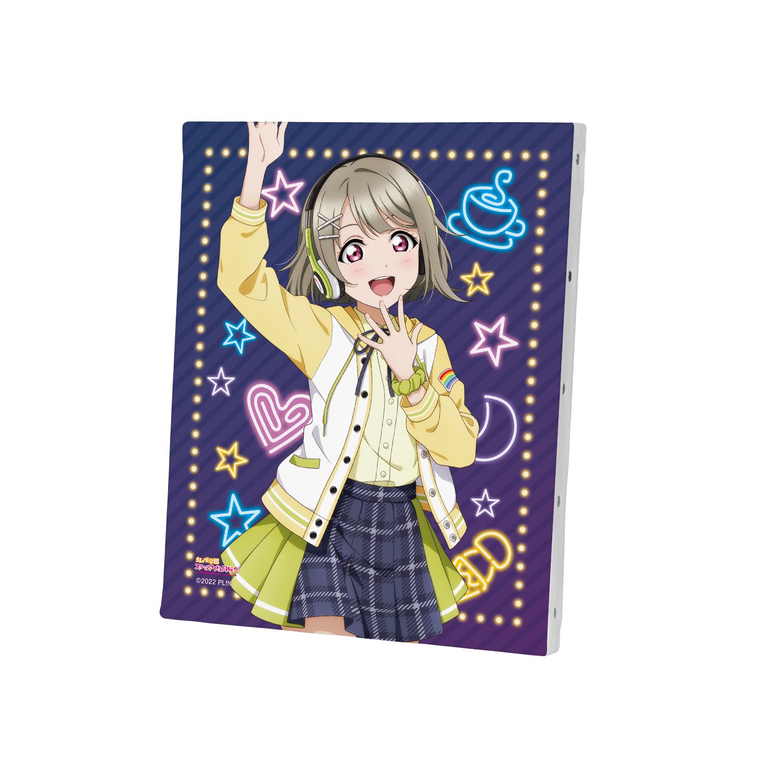 ラブライブ!虹ヶ咲学園スクールアイドル同好会 描き下ろし 中須かすみ ミラクル STAY TUNE! キャンバスボード - 公式商品画像 | AniSmile