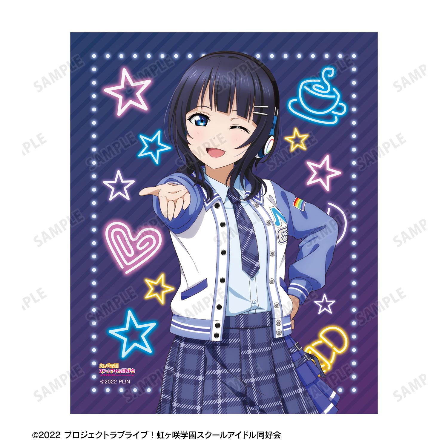 ラブライブ!虹ヶ咲学園スクールアイドル同好会 描き下ろし 朝香果林 ミラクル STAY TUNE! キャンバスボード 画像 3 | AniSmile