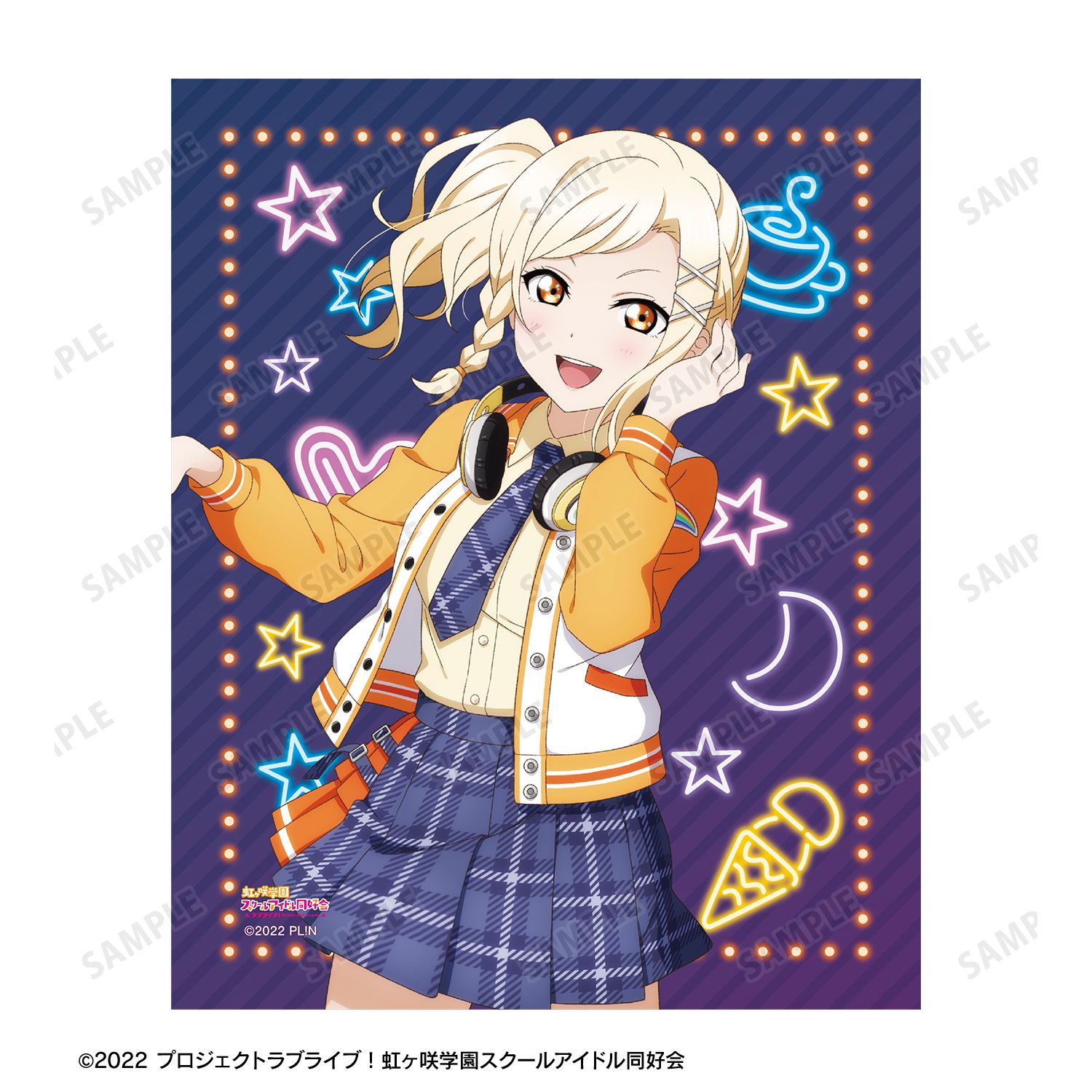 ラブライブ!虹ヶ咲学園スクールアイドル同好会 描き下ろし 宮下 愛 ミラクル STAY TUNE! キャンバスボード 画像 3 | AniSmile