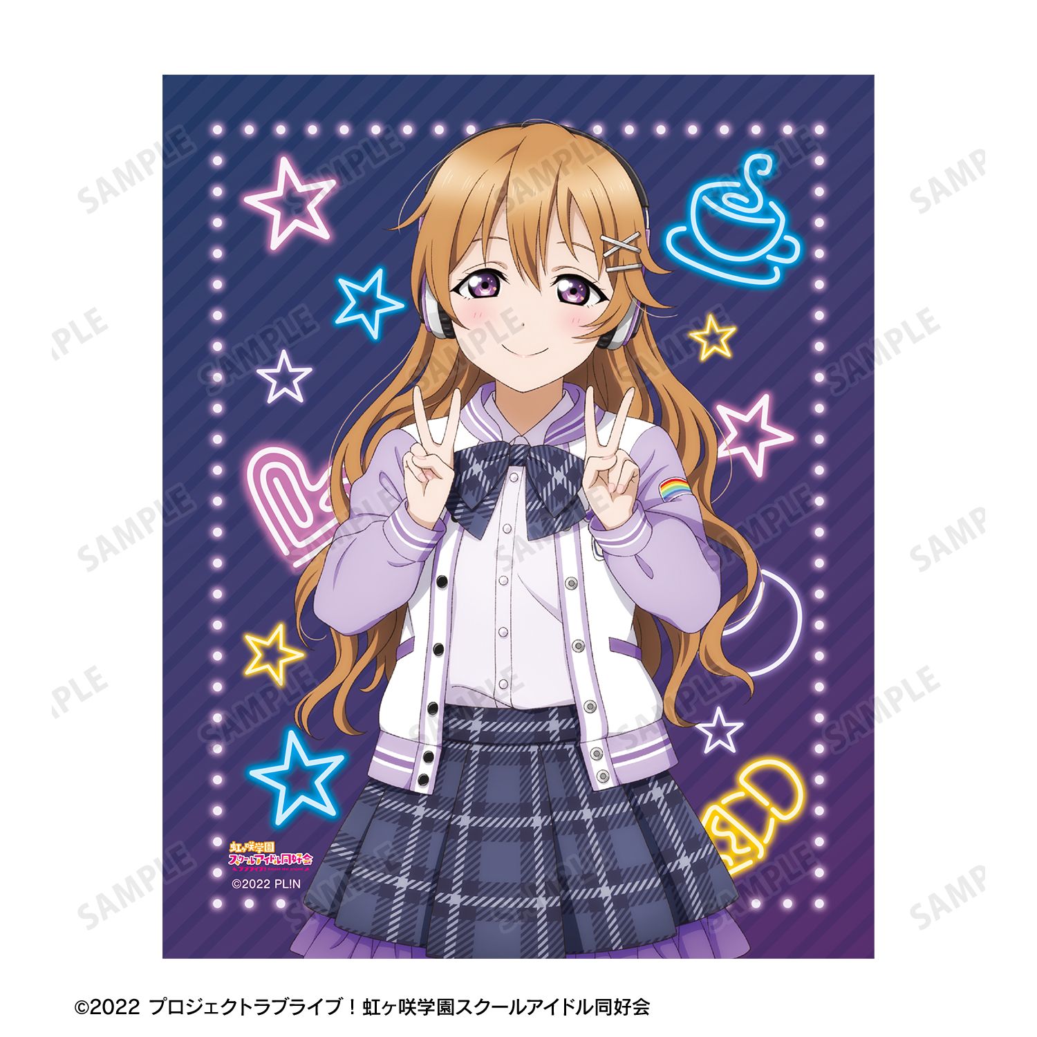 ラブライブ!虹ヶ咲学園スクールアイドル同好会 描き下ろし 近江彼方 ミラクル STAY TUNE! キャンバスボード 画像 3 | AniSmile