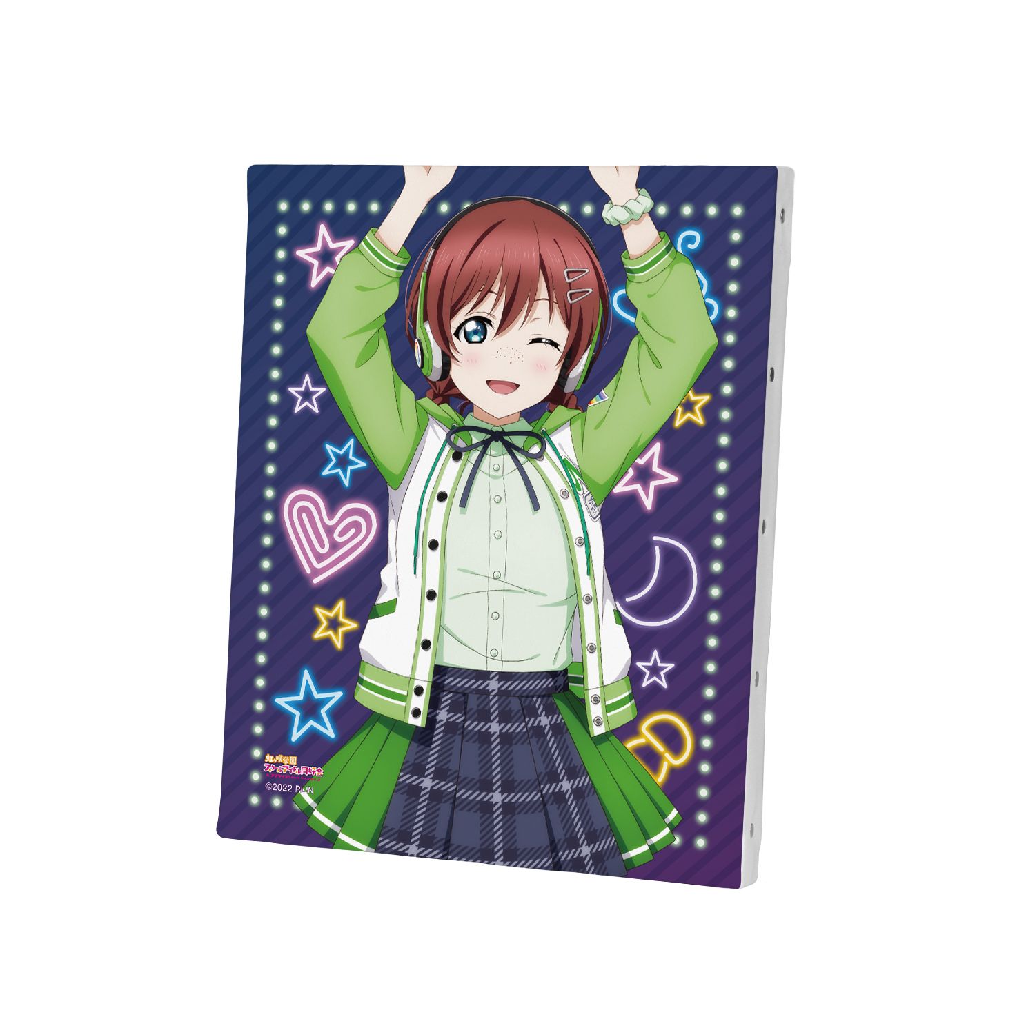 ラブライブ!虹ヶ咲学園スクールアイドル同好会 描き下ろし エマ・ヴェルデ ミラクル STAY TUNE! キャンバスボード - 公式商品画像 | AniSmile