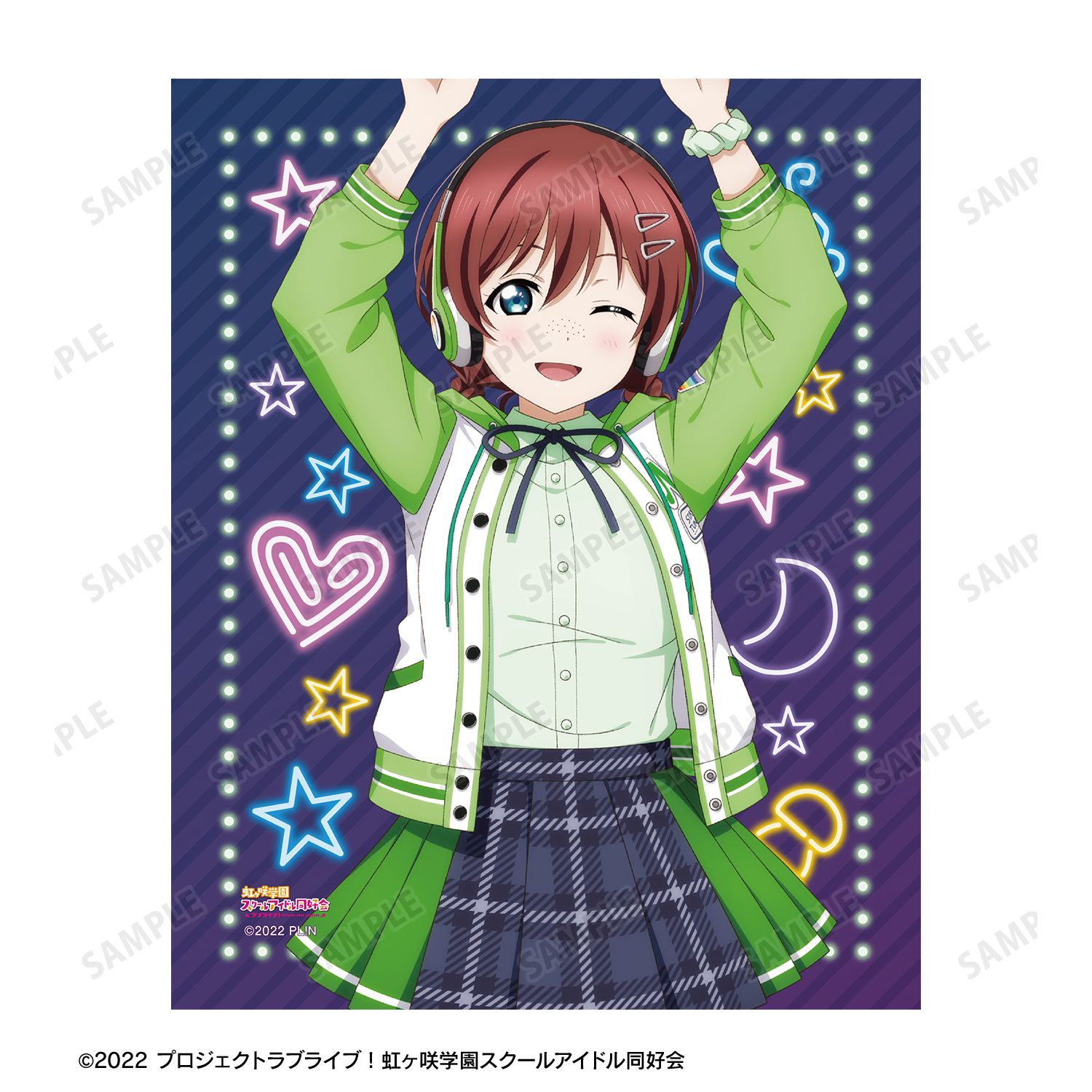 ラブライブ!虹ヶ咲学園スクールアイドル同好会 描き下ろし エマ・ヴェルデ ミラクル STAY TUNE! キャンバスボード 画像 3 | AniSmile