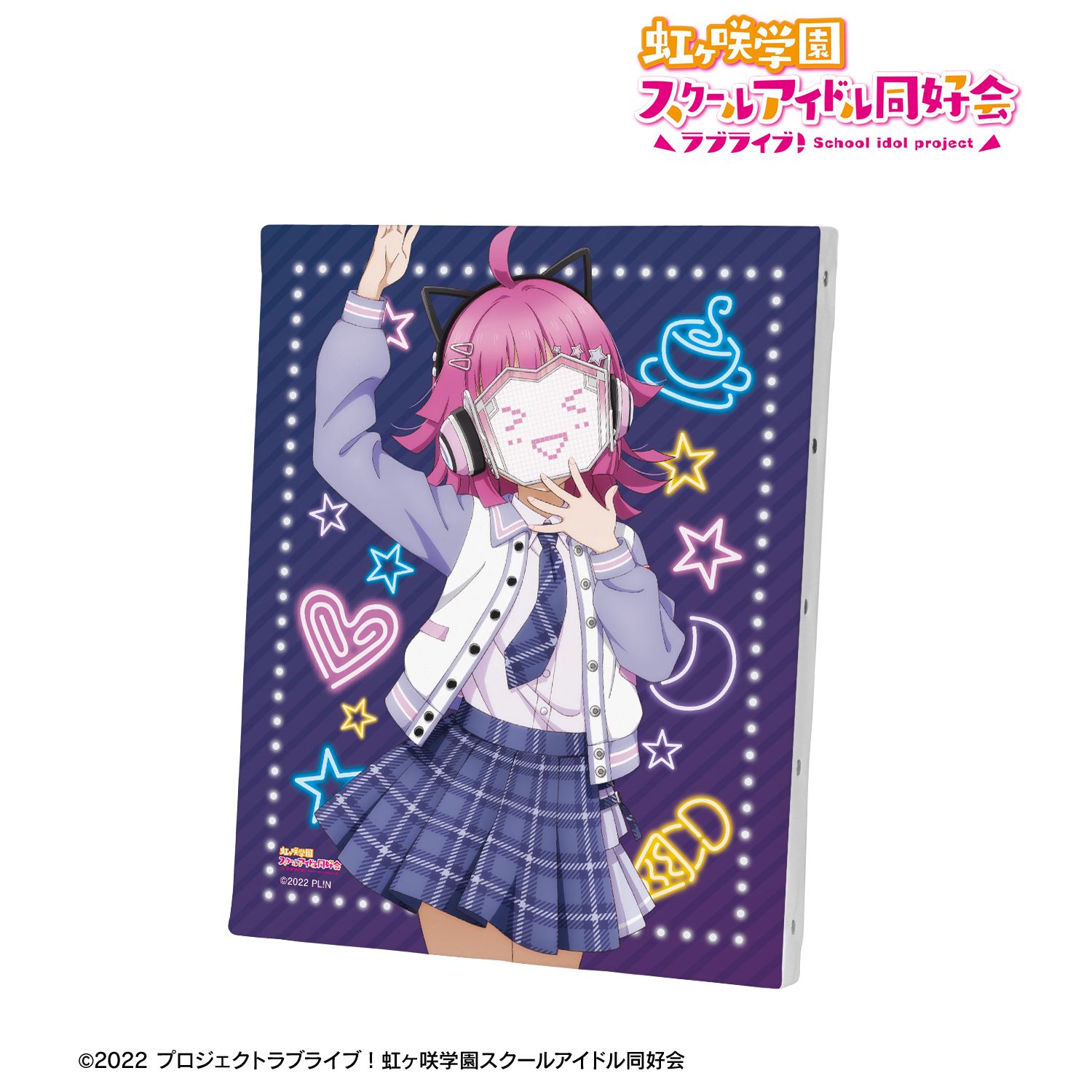 ラブライブ!虹ヶ咲学園スクールアイドル同好会 描き下ろし 天王寺璃奈 ミラクル STAY TUNE! キャンバスボード 画像 2 | AniSmile