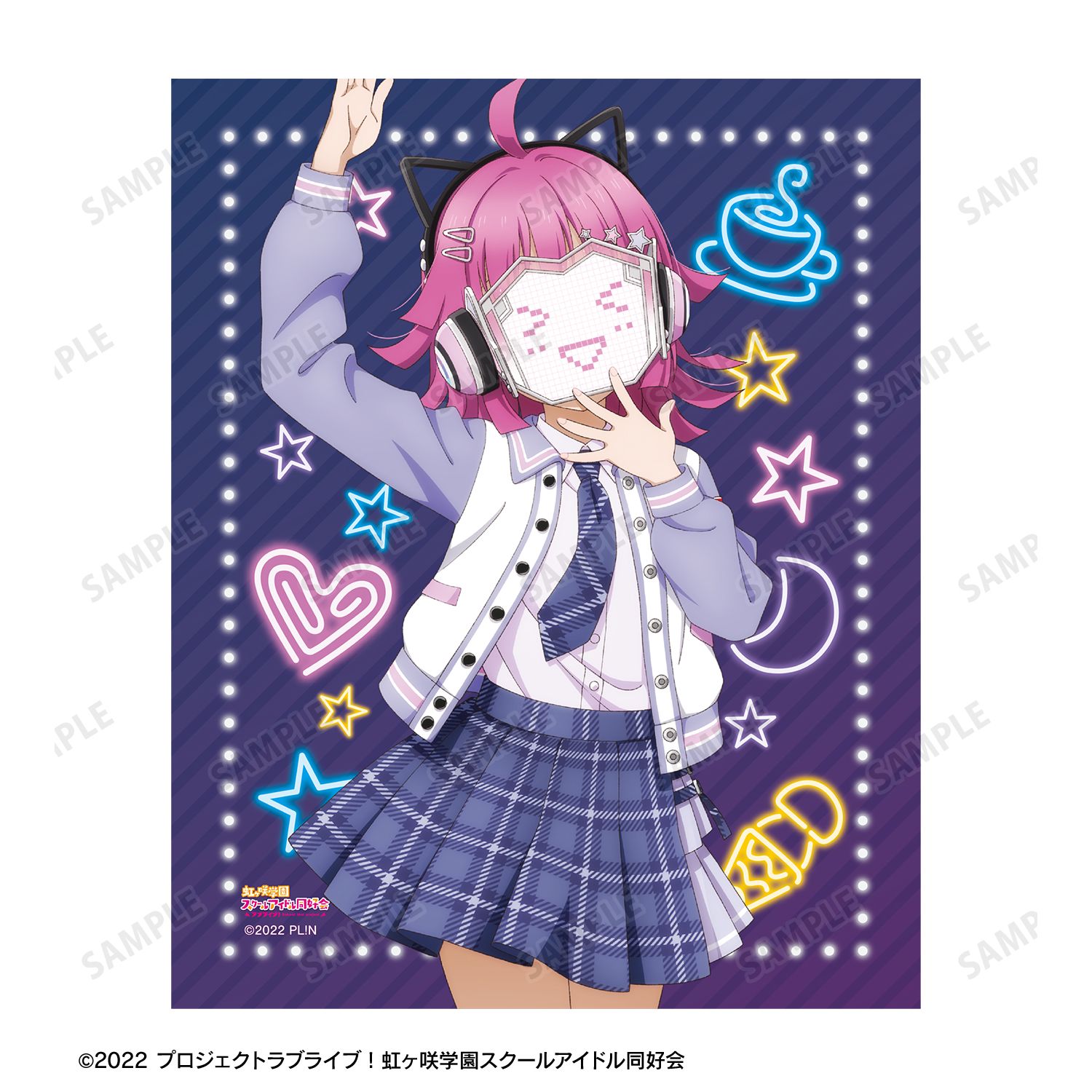 ラブライブ!虹ヶ咲学園スクールアイドル同好会 描き下ろし 天王寺璃奈 ミラクル STAY TUNE! キャンバスボード 画像 3 | AniSmile