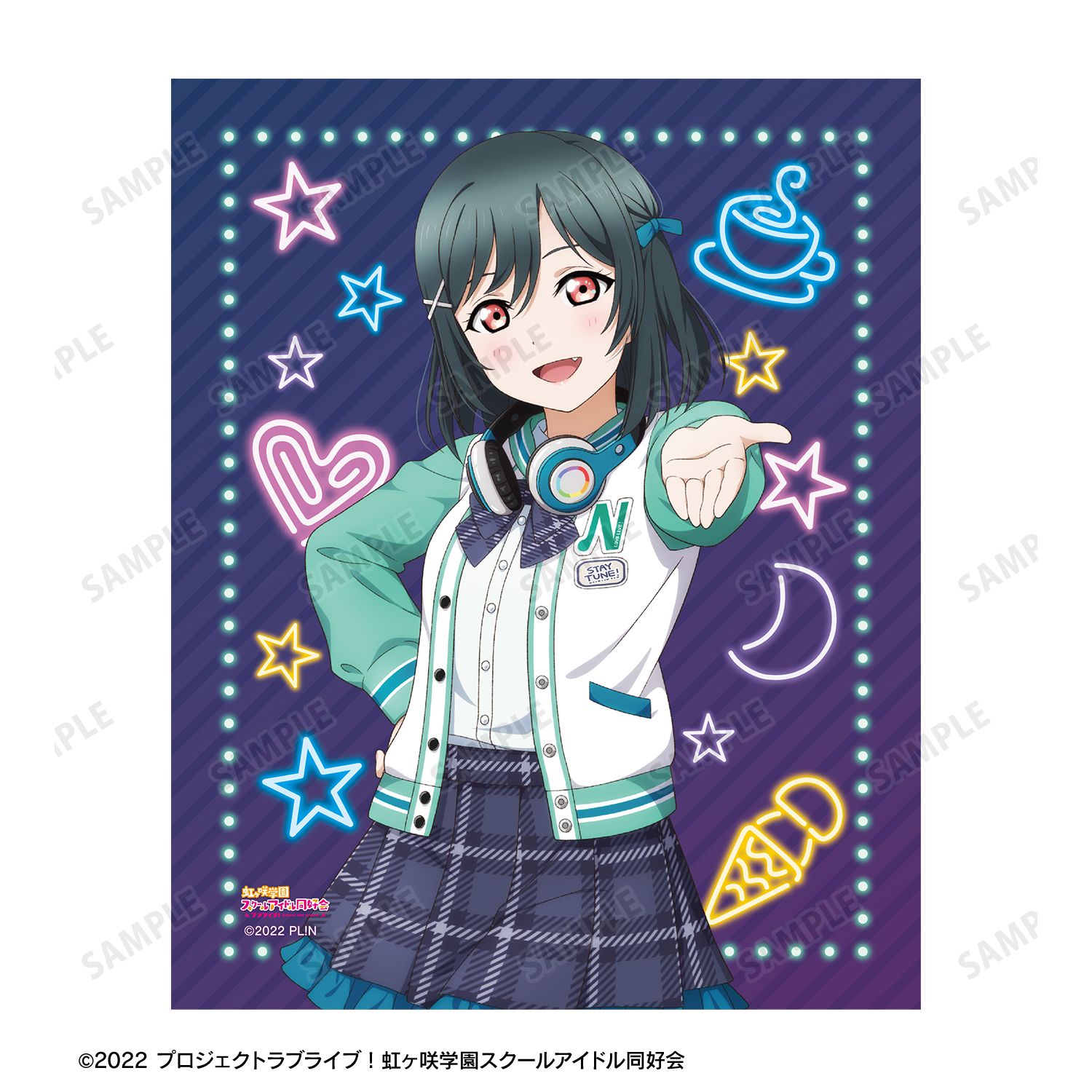 ラブライブ!虹ヶ咲学園スクールアイドル同好会 描き下ろし 三船栞子 ミラクル STAY TUNE! キャンバスボード 画像 3 | AniSmile