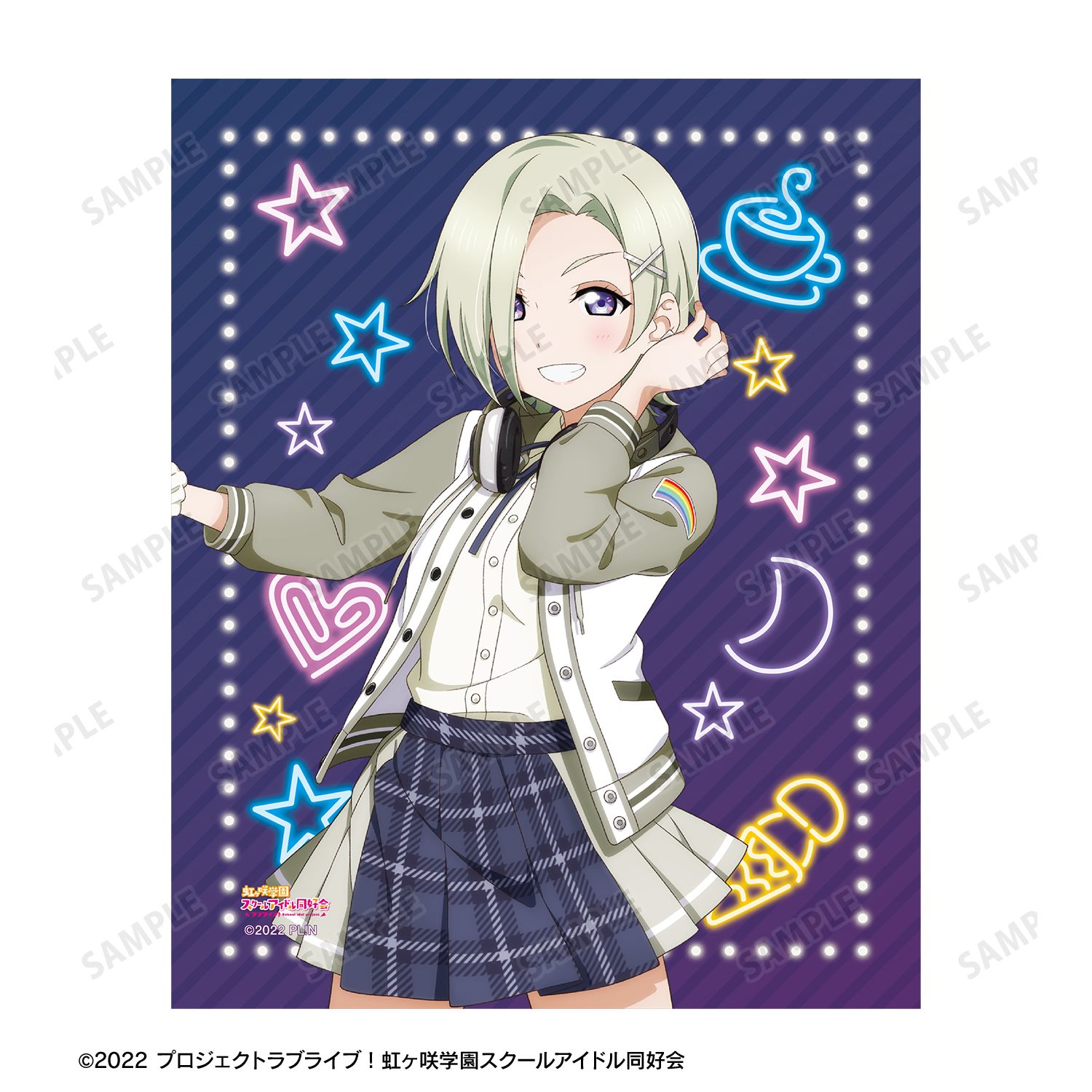 ラブライブ!虹ヶ咲学園スクールアイドル同好会 描き下ろし ミア・テイラー ミラクル STAY TUNE! キャンバスボード 画像 3 | AniSmile