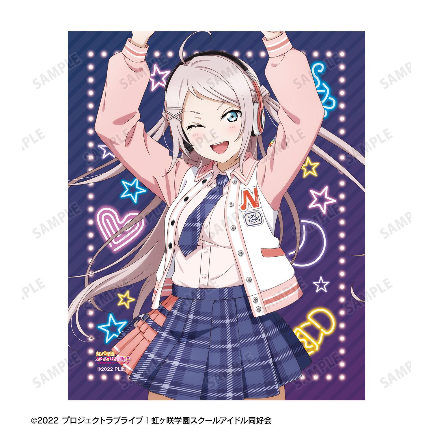ラブライブ!虹ヶ咲学園スクールアイドル同好会 描き下ろし 鐘 嵐珠 ミラクル STAY TUNE! キャンバスボード 画像 3 | AniSmile