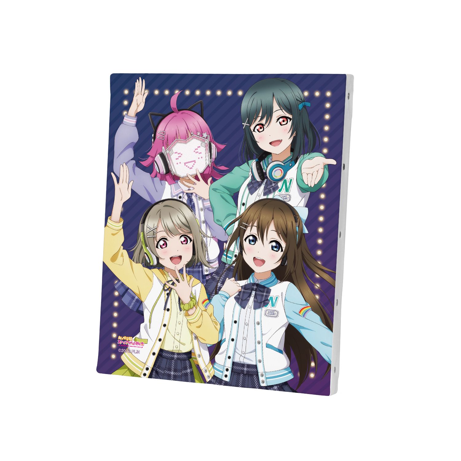 ラブライブ!虹ヶ咲学園スクールアイドル同好会 描き下ろし 1年生 ミラクル STAY TUNE! キャンバスボード - 公式商品画像 | AniSmile