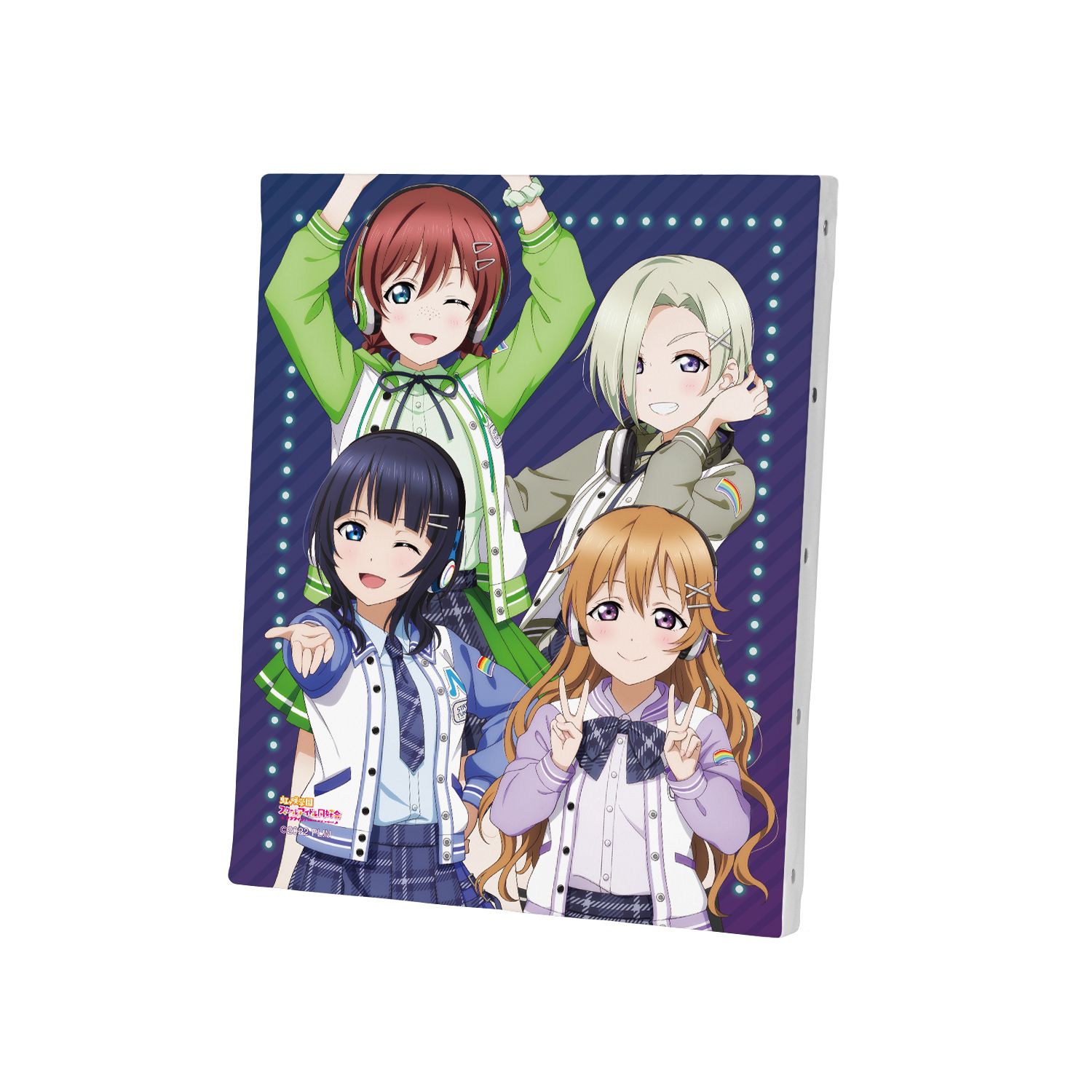 ラブライブ!虹ヶ咲学園スクールアイドル同好会 描き下ろし 3年生 ミラクル STAY TUNE! キャンバスボード 画像 3 | AniSmile