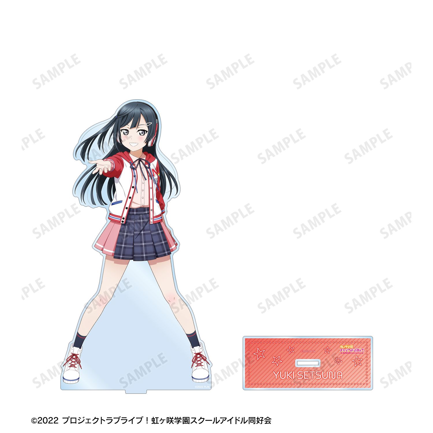 ラブライブ!虹ヶ咲学園スクールアイドル同好会 描き下ろし 優木せつ菜 ミラクル STAY TUNE! 特大アクリルスタンド 画像 3 | AniSmile