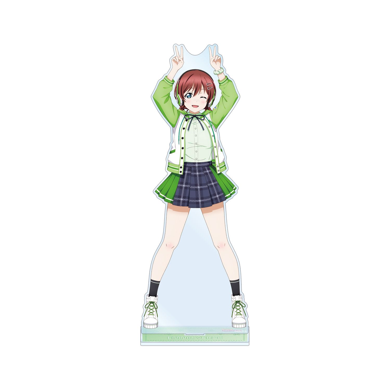 ラブライブ!虹ヶ咲学園スクールアイドル同好会 描き下ろし エマ・ヴェルデ ミラクル STAY TUNE! 特大アクリルスタンド - 公式商品画像 | AniSmile