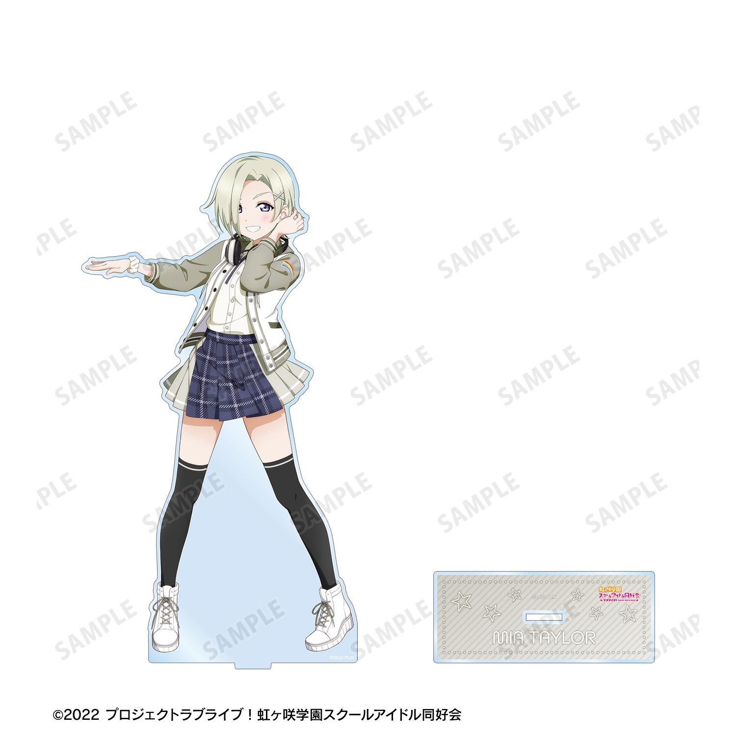 ラブライブ!虹ヶ咲学園スクールアイドル同好会 描き下ろし ミア・テイラー ミラクル STAY TUNE! 特大アクリルスタンド 画像 3 | AniSmile