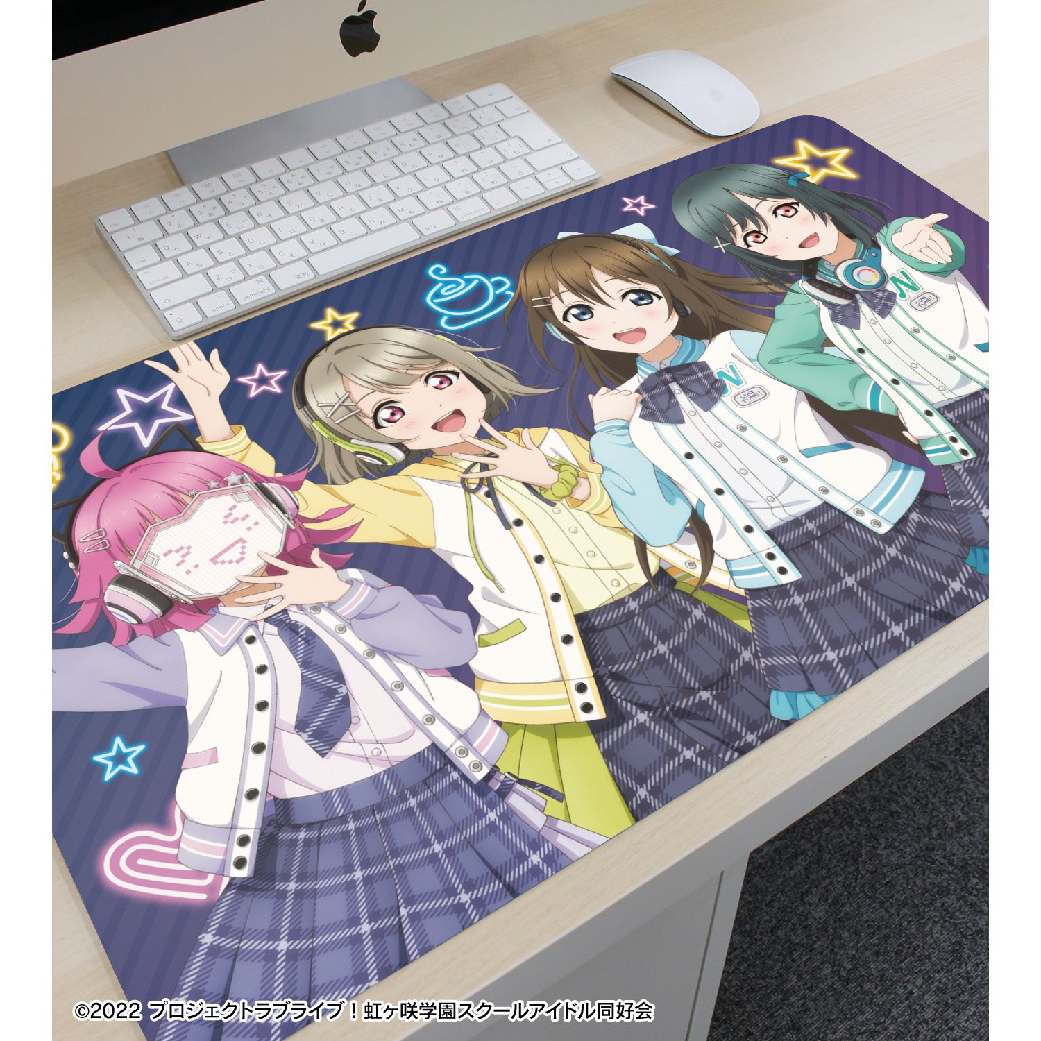 ラブライブ!虹ヶ咲学園スクールアイドル同好会 描き下ろし 1年生 ミラクル STAY TUNE! マルチデスクマット 画像 3 | AniSmile