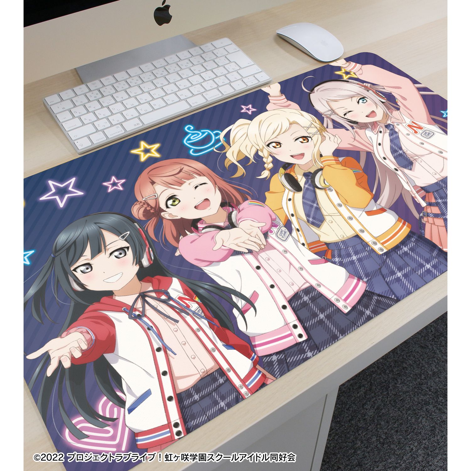 ラブライブ!虹ヶ咲学園スクールアイドル同好会 描き下ろし 2年生 ミラクル STAY TUNE! マルチデスクマット 画像 3 | AniSmile