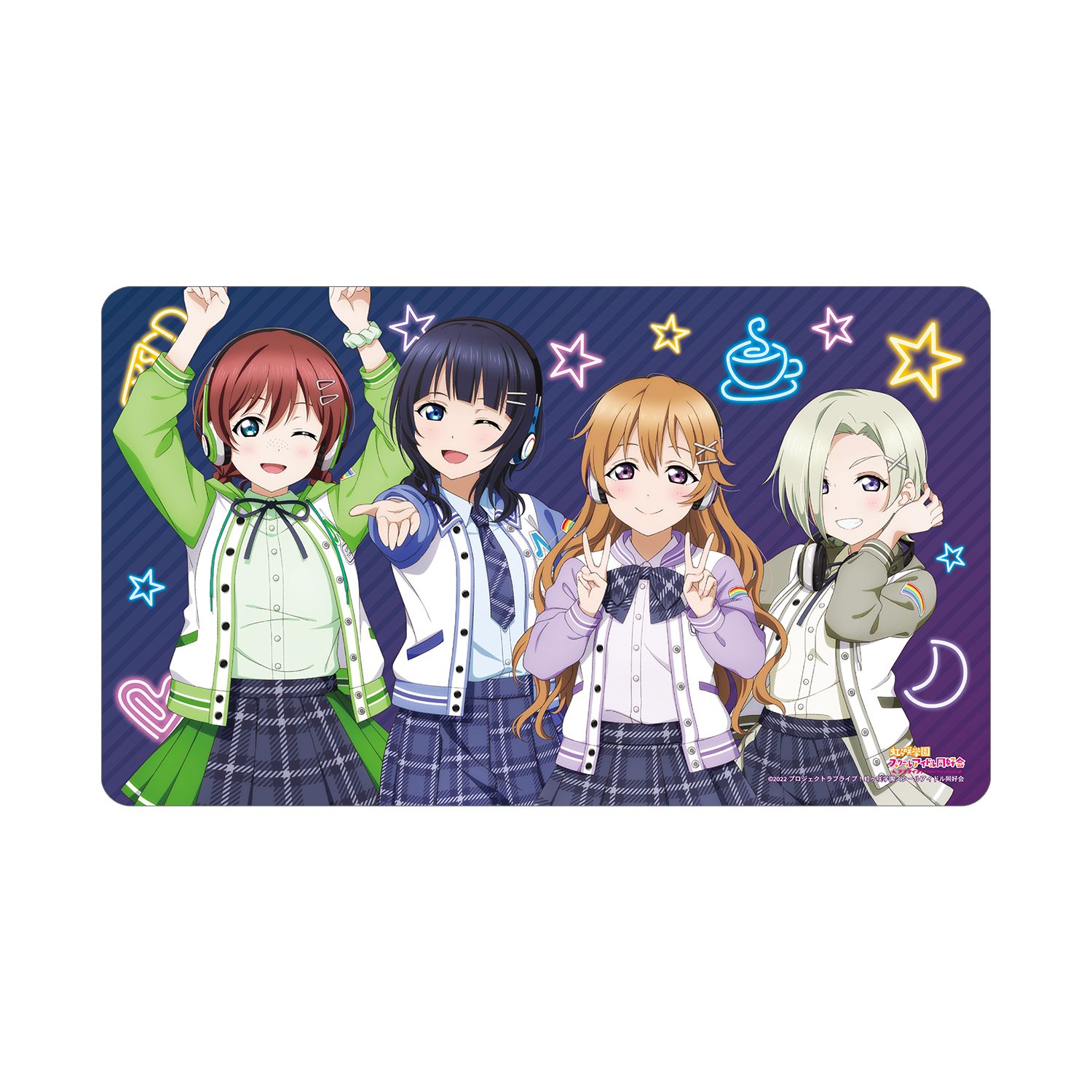 ラブライブ!虹ヶ咲学園スクールアイドル同好会 描き下ろし 3年生 ミラクル STAY TUNE! マルチデスクマット - 公式商品画像 | AniSmile