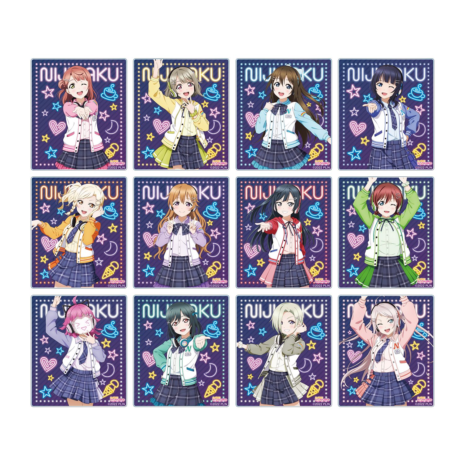 ラブライブ!虹ヶ咲学園スクールアイドル同好会 描き下ろし ミラクル STAY TUNE! トレーディングアクリルカード(単位/単品) - 公式商品画像 | AniSmile