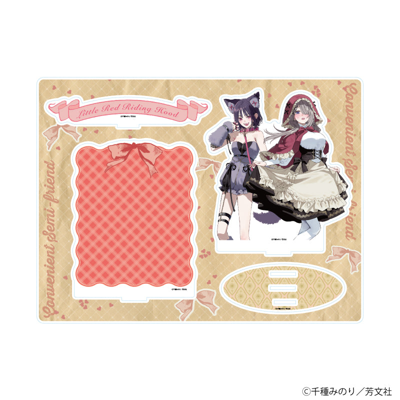 アクリルジオラマ「好都合セミフレンド」01/久留真珠海&浜薔薇輝子A(描き下ろしイラスト) - 公式商品画像 | AniSmile