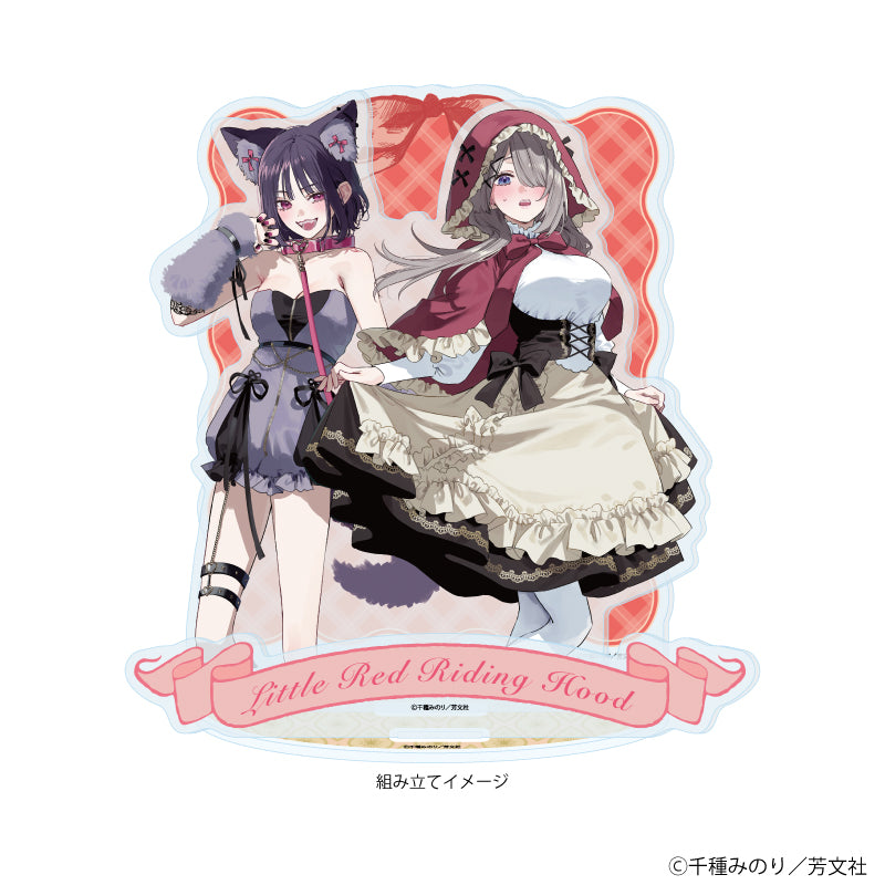 アクリルジオラマ「好都合セミフレンド」01/久留真珠海&浜薔薇輝子A(描き下ろしイラスト) 画像 2 | AniSmile