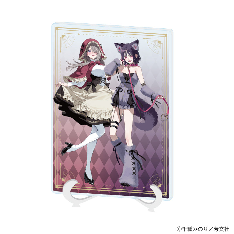 アクリルアートボード(A5サイズ)「好都合セミフレンド」01/久留真珠海&浜薔薇輝子A(描き下ろしイラスト) - 公式商品画像 | AniSmile