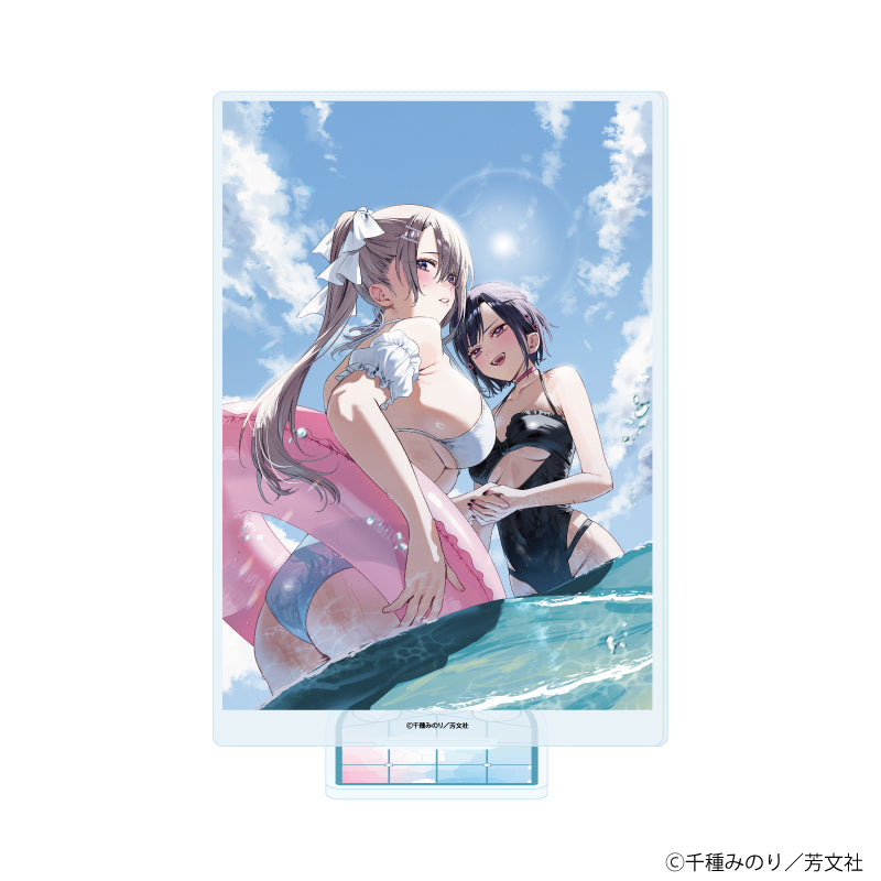 アクリルスタンド「好都合セミフレンド」05/久留真珠海&浜薔薇輝子C(公式イラスト) - 公式商品画像 | AniSmile