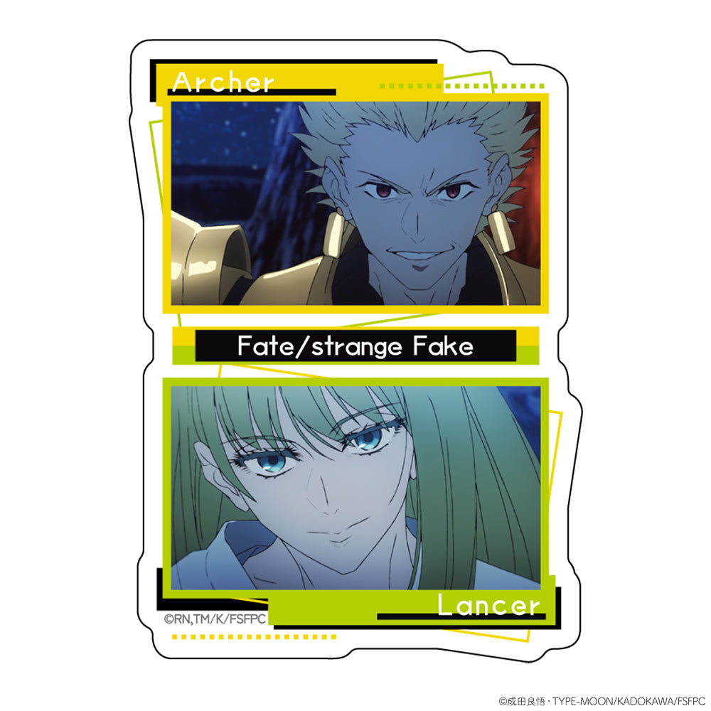 『Fate/strange Fake』ダイカットステッカー アーチャー&ランサー - 公式商品画像 | AniSmile