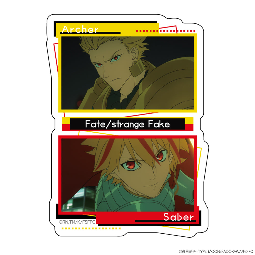 『Fate/strange Fake』ダイカットステッカー セイバー&アーチャー - 公式商品画像 | AniSmile