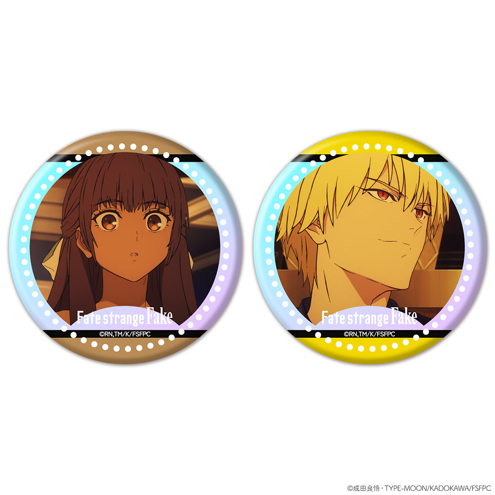 『Fate/strange Fake』オーロラ缶バッジ2個セット ティーネ&アーチャー - 公式商品画像 | AniSmile
