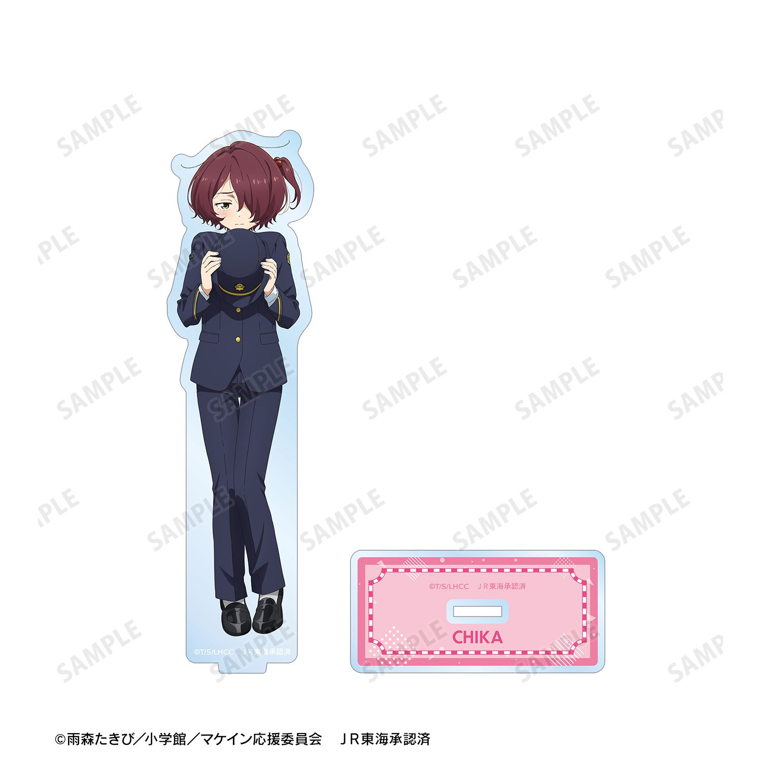 TV アニメ『負けヒロインが多すぎる!』 描き下ろし 小鞠 知花 駅員ver. BIGアクリルスタンド 画像 3 | AniSmile