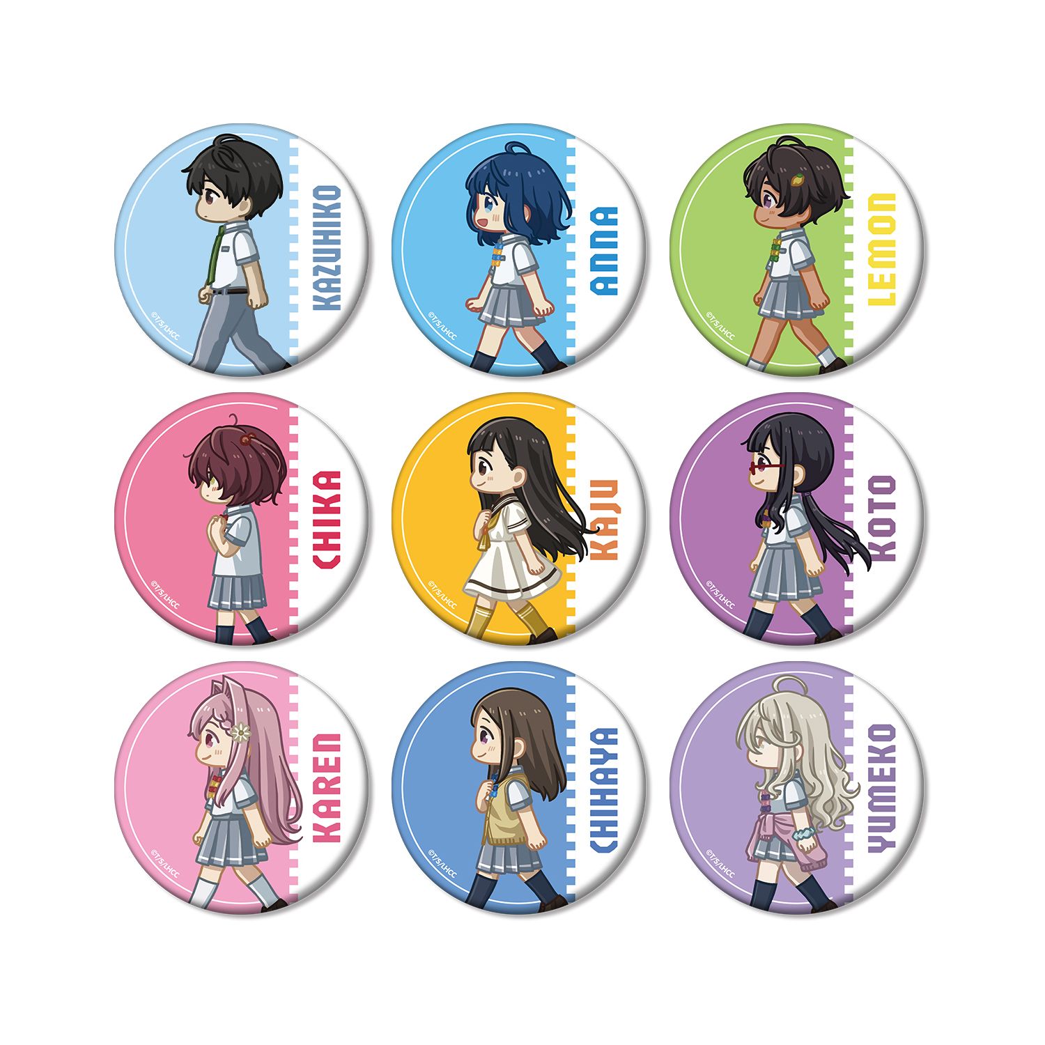 TVアニメ『負けヒロインが多すぎる!』 トレーディング ちびとこ マット缶バッジ(単位/単品) 画像 2 | AniSmile