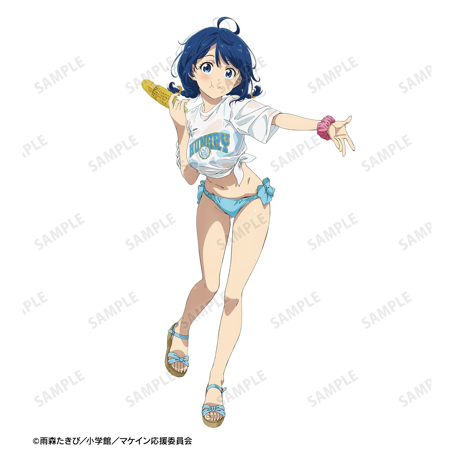 TVアニメ『負けヒロインが多すぎる!』 八奈見 杏菜 ビーチデートver. 着用BIGシルエットTシャツユニセックス(サイズ/XL) 画像 6 | AniSmile