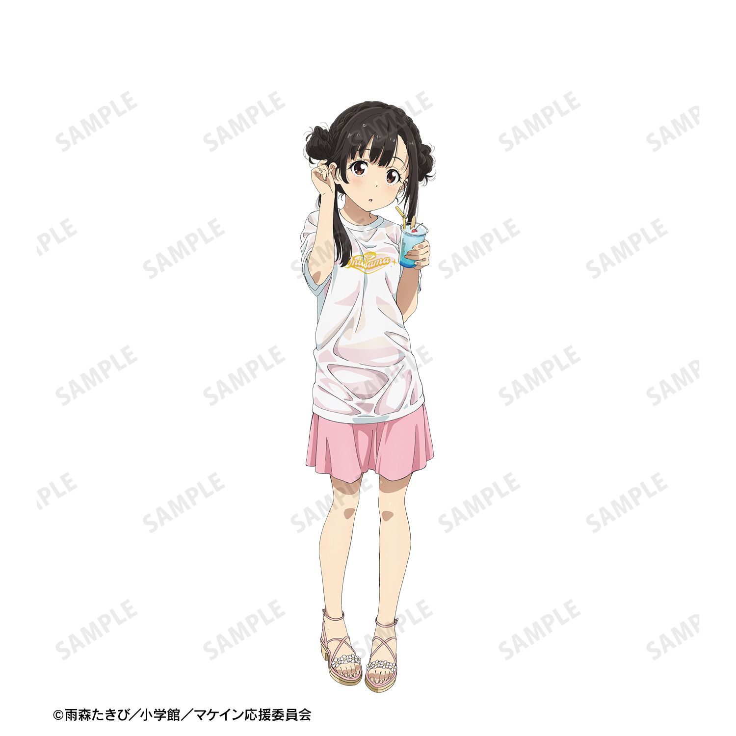 TVアニメ『負けヒロインが多すぎる!』 温水 佳樹 ビーチデートver. 着用BIGシルエットTシャツユニセックス(サイズ/S) 画像 6 | AniSmile