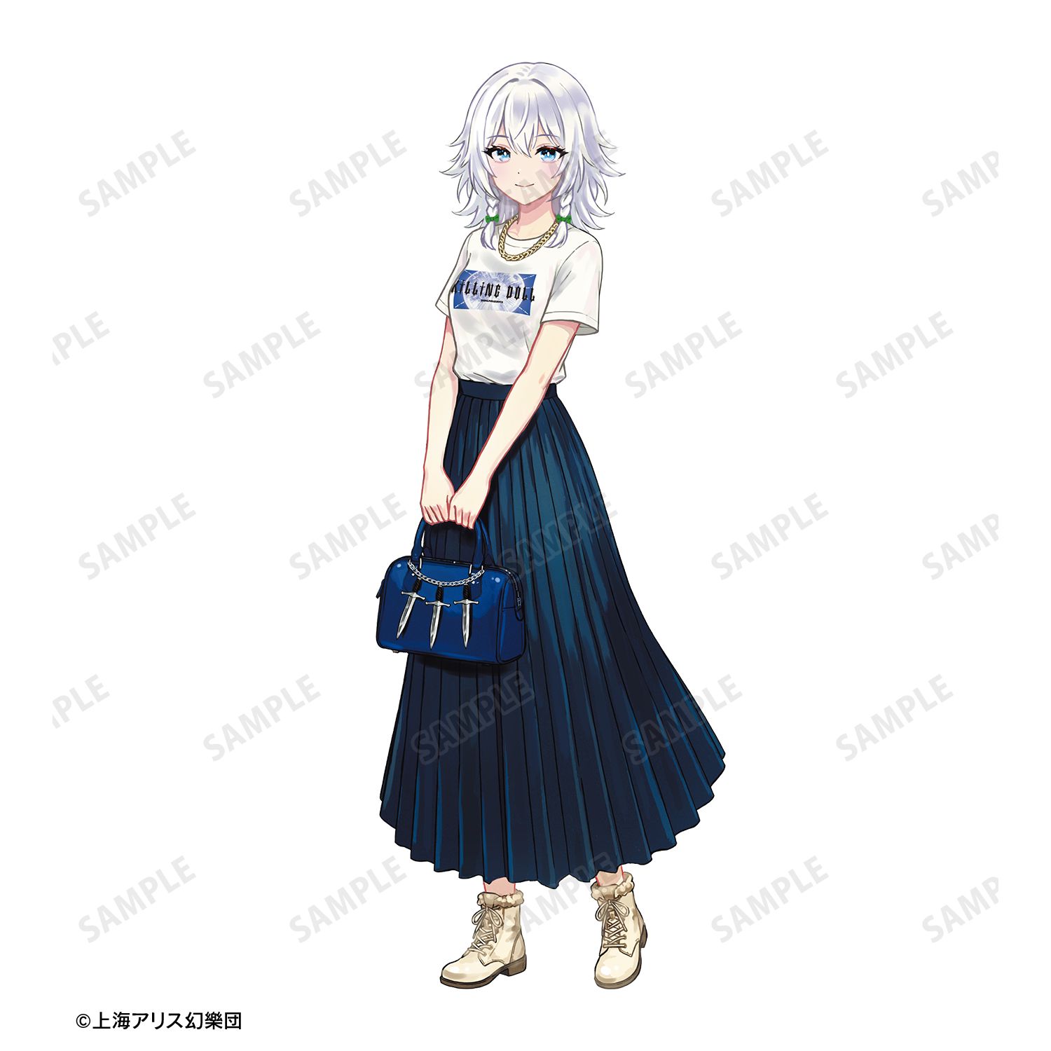 東方Project 松本能人イラスト 現代風ファッションver. vol.2 十六夜咲夜 着用Teeユニセックス(サイズ/XL) 画像 4 | AniSmile