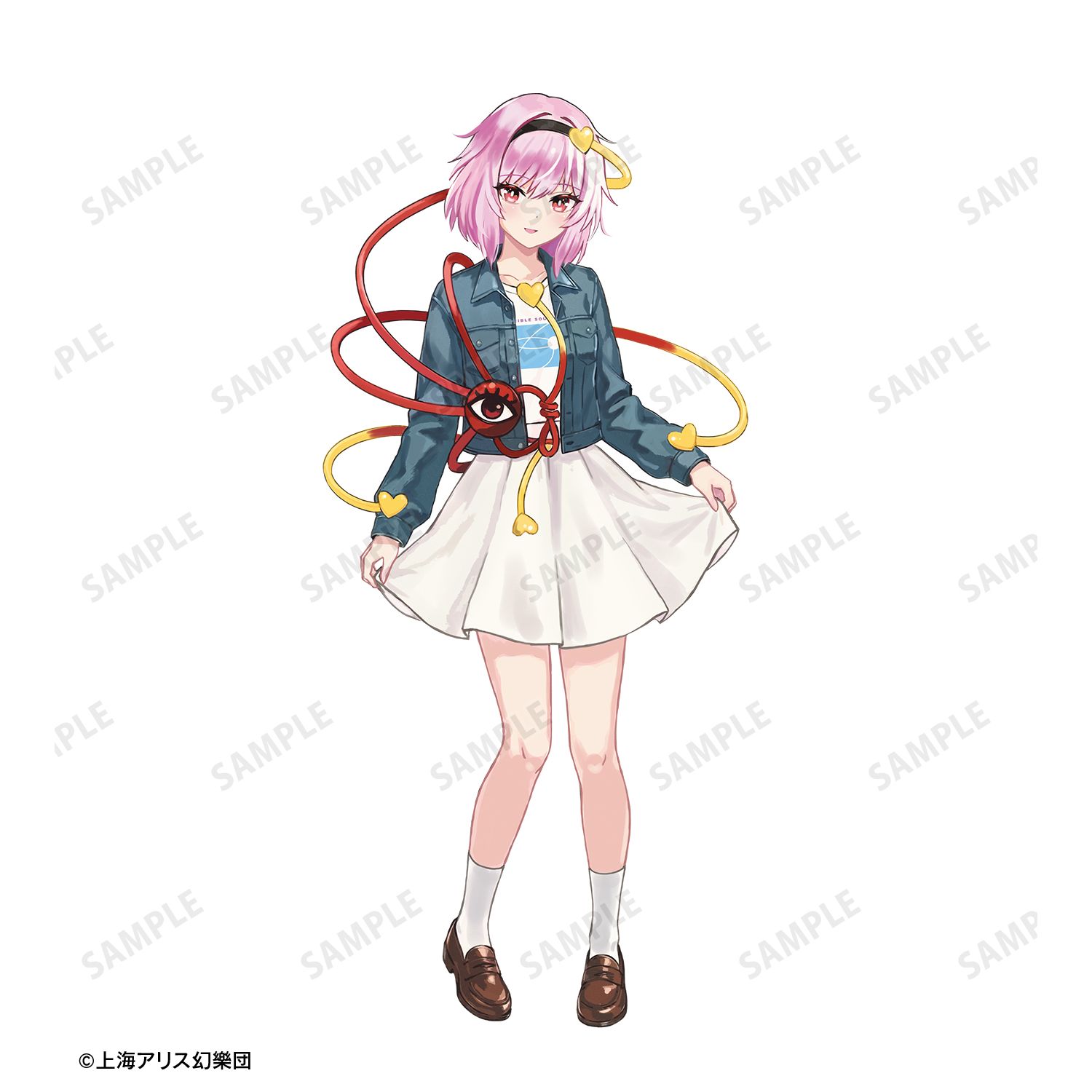 東方Project 松本能人イラスト 現代風ファッションver. vol.2 古明地さとり 着用Teeユニセックス(サイズ/XL) 画像 4 | AniSmile