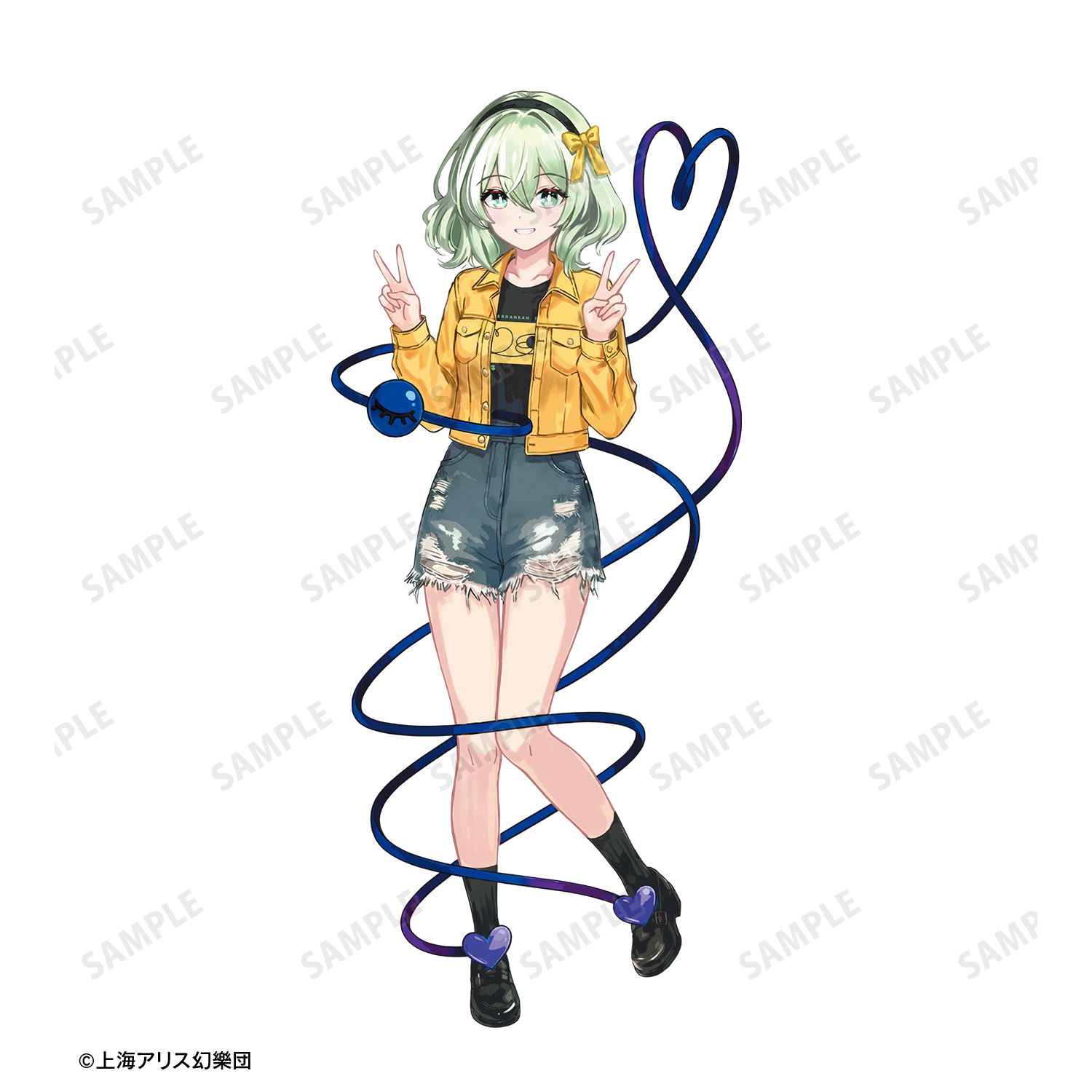 東方Project 松本能人イラスト 現代風ファッションver. vol.2 古明地こいし 着用Teeユニセックス(サイズ/XXL) 画像 4 | AniSmile
